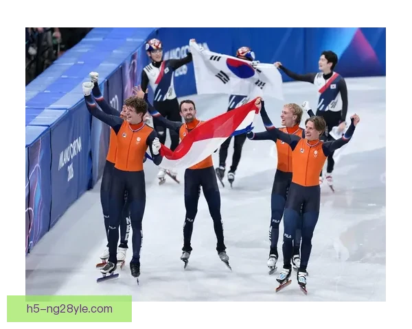 中国短道男子接力力拼第五名